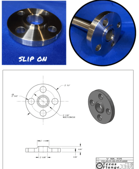 slip on flanges