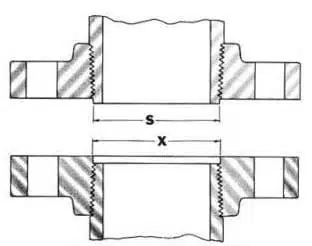Small Male and Female on end of pipe
