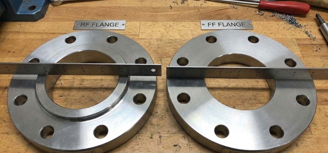 RF flange and FF flange