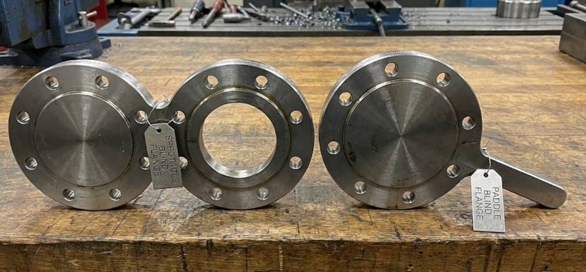 spectacle blind flange and paddle blind flange