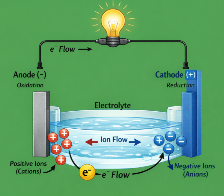 anode cathode